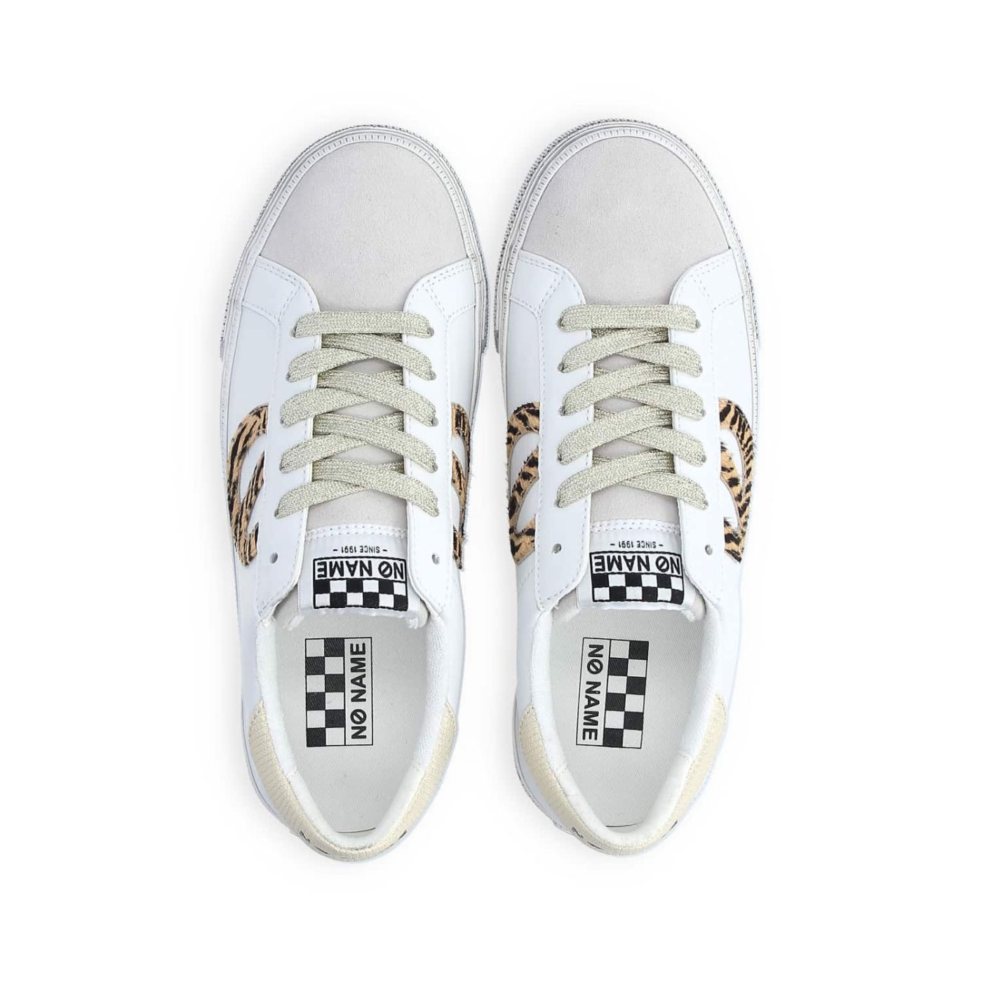 STRIKE SIDE - NAPPA/P.ZEBRA - WHITE/NATURAL